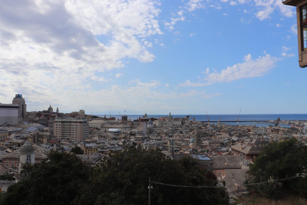 Genua Aussichtspunkt "Spianata Castelleto"